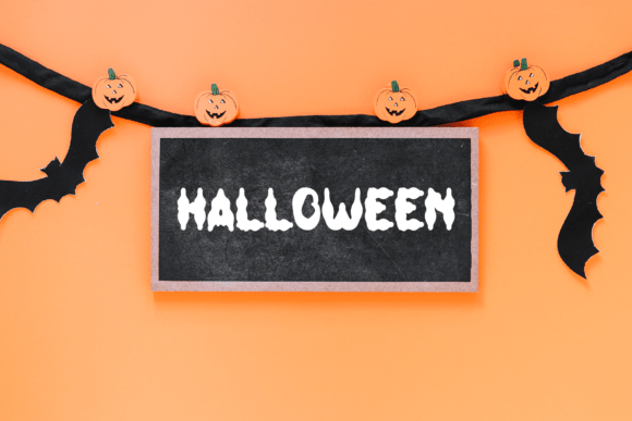 House Creepy Font PNG with transparent background - Preview 3