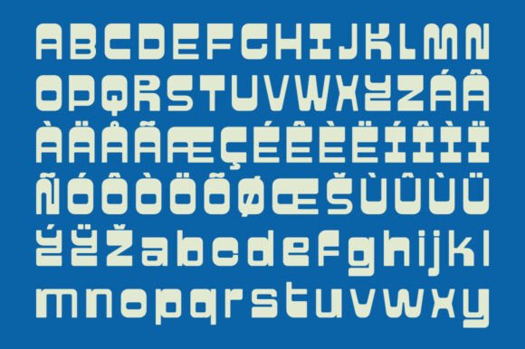 Nexbloc Font PNG with transparent background - Preview 3