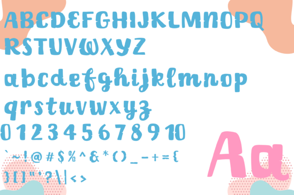Pumpkin Playful Font PNG with transparent background - Preview 1