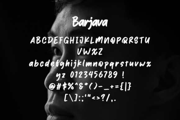 Barjava Font - Preview 1
