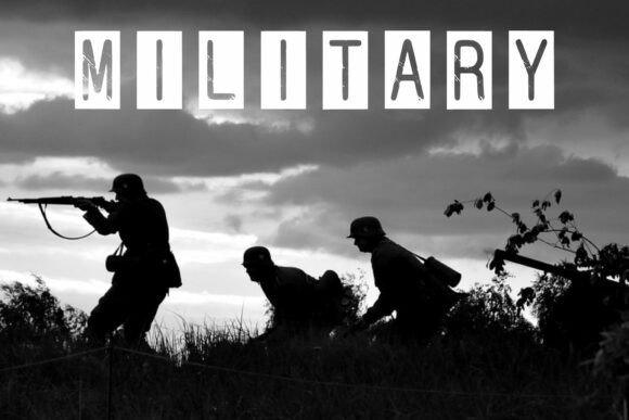 Block Army Font - Preview 2