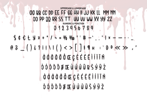 Blood Halloween Font - Preview 6