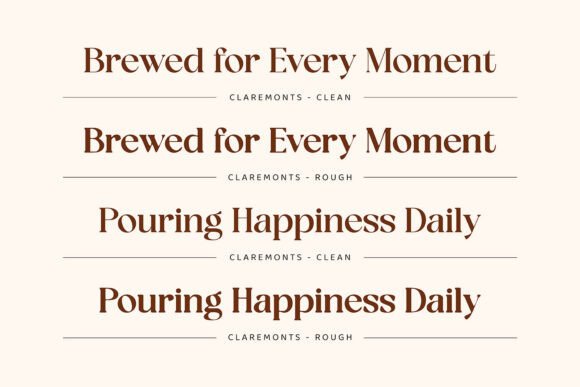 Claremonts Font - Preview 1