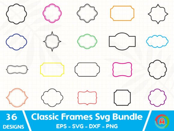 Classic Frames Svg Bundle