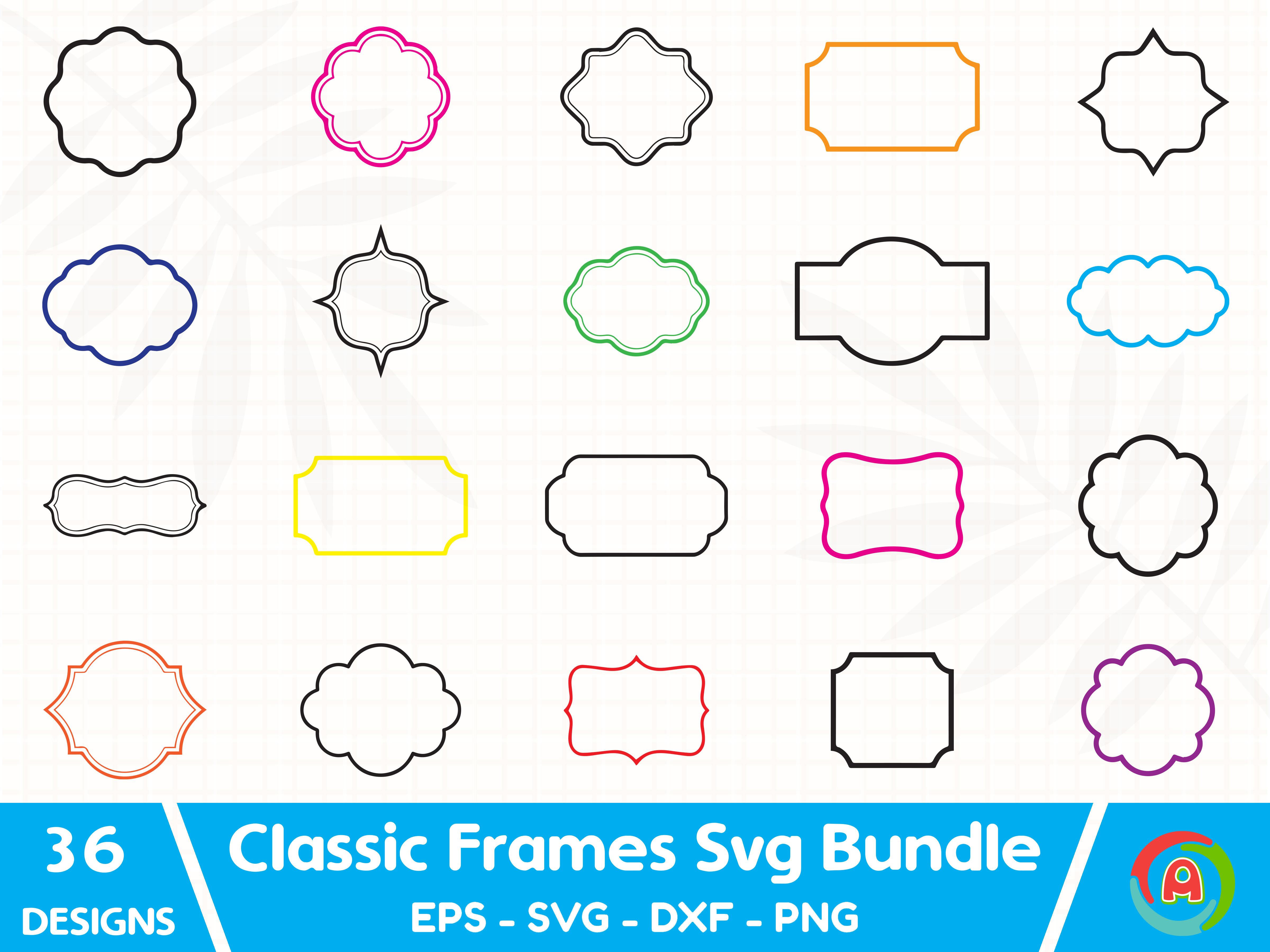 Classic Frames Svg Bundle
