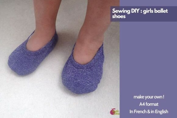 Girls Ballerina Slippers (25 to 32) DIY