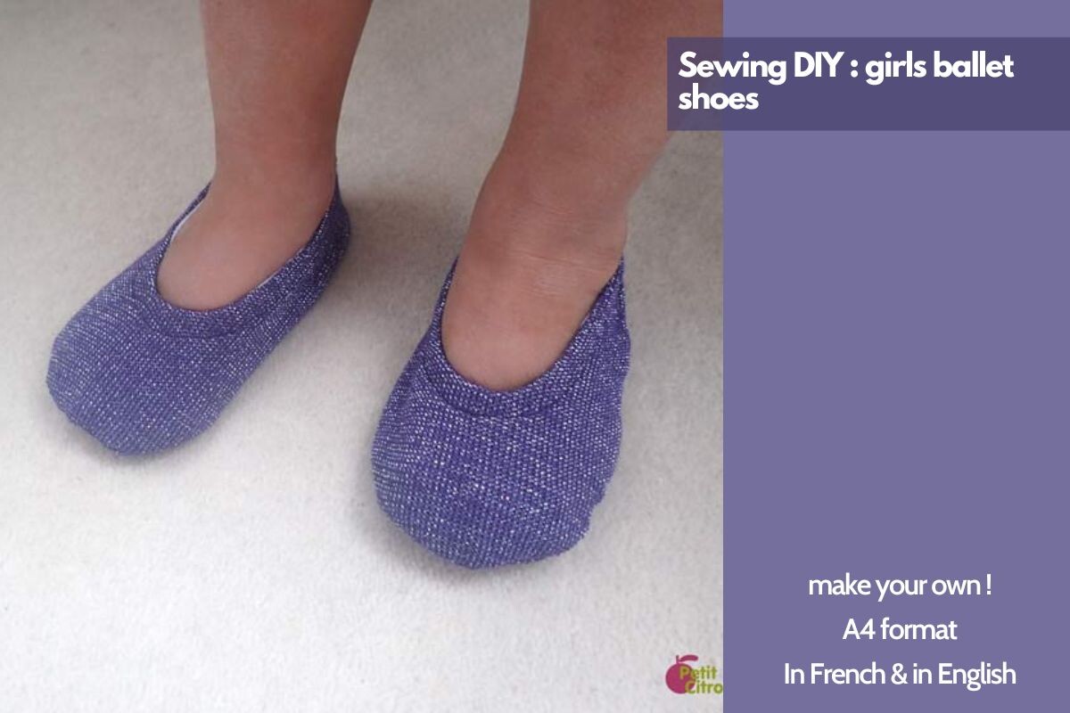 Girls Ballerina Slippers (25 to 32) DIY