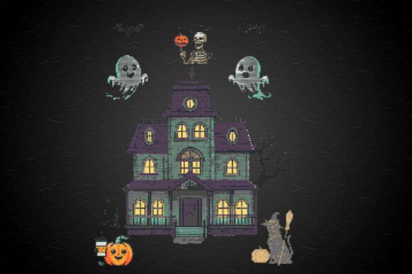 Halloween Night at the Haunted House
