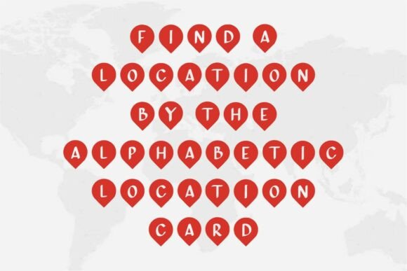 Location Creative Font PNG with transparent background - Preview 1