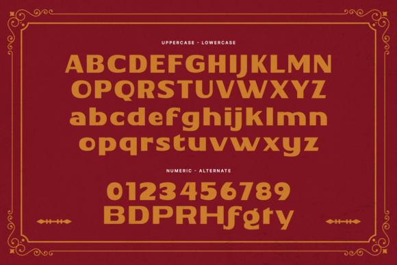 Northgen Font PNG with transparent background - Preview 1