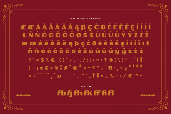 Northgen Font PNG with transparent background - Preview 2