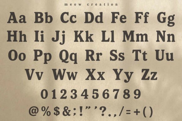 Nova Glow Font PNG with transparent background - Preview 1