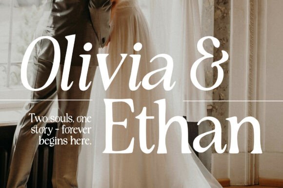 Rustique Serif Font PNG with transparent background - Preview 3