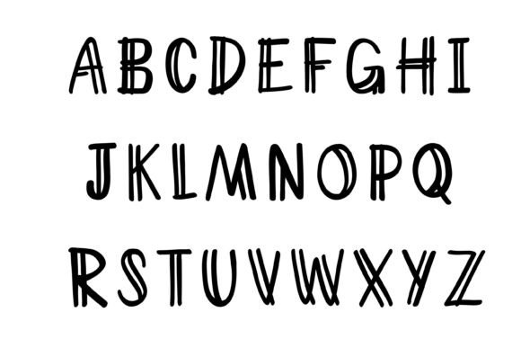 Sketchbeat Font PNG with transparent background - Preview 1