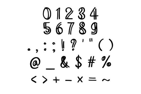 Sketchbeat Font PNG with transparent background - Preview 3