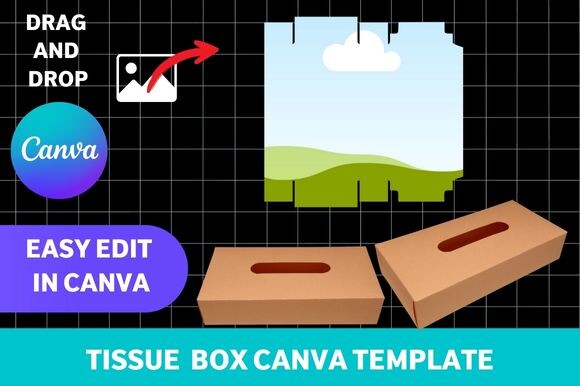 Tissue Box Template Canva