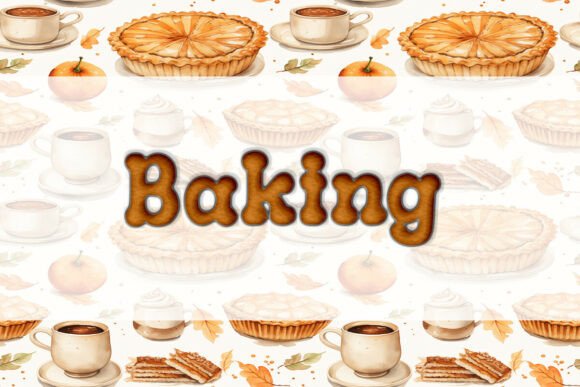 Baking Font - Preview 1