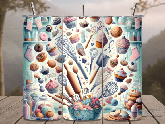 Baking Tools Ingredients Kitchen Tumbler
