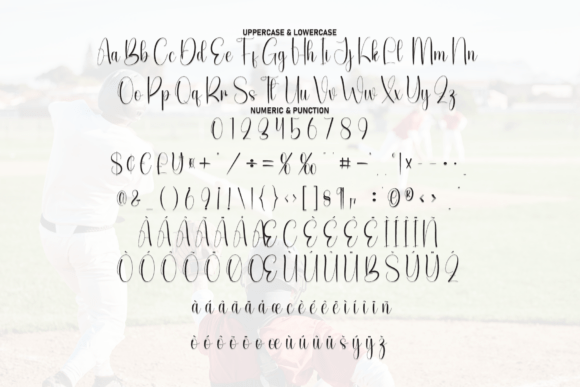 Baseball Font - Preview 6