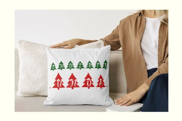 Beautiful Christmas Tree Font - Preview 4