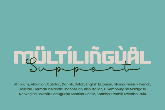 Combine Montira Font - Preview 4