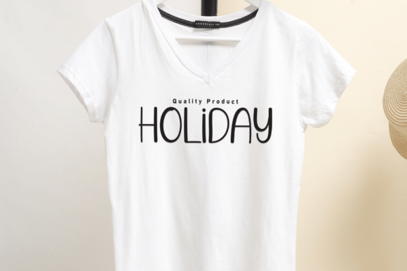 Cute Sunday Font PNG with transparent background - Preview 1
