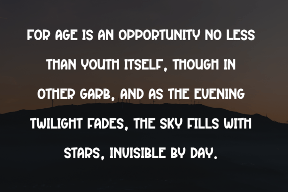 Full Moon Font - Preview 5