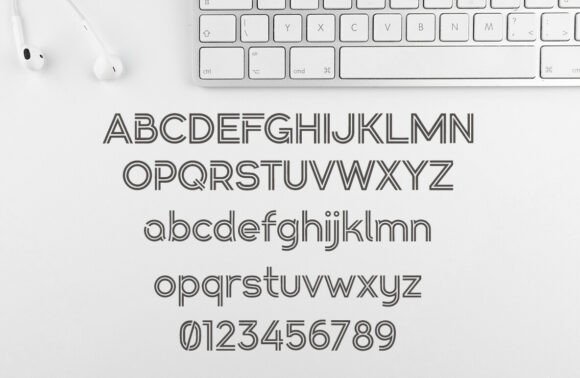 Geometric Font - Preview 3
