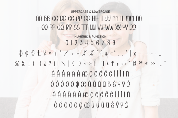 Girls Sister Font PNG with transparent background - Preview 6