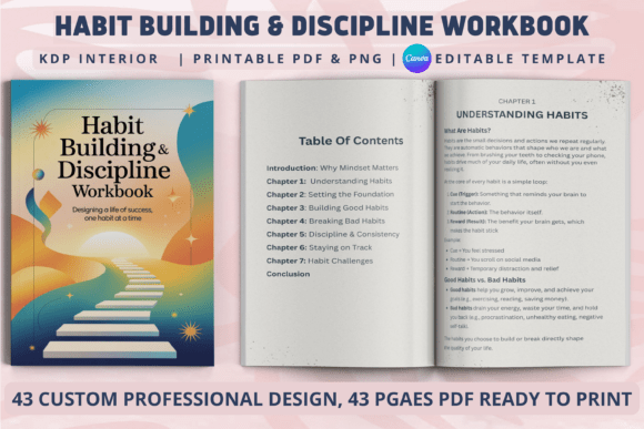 Habit Building & Discipline Workbook