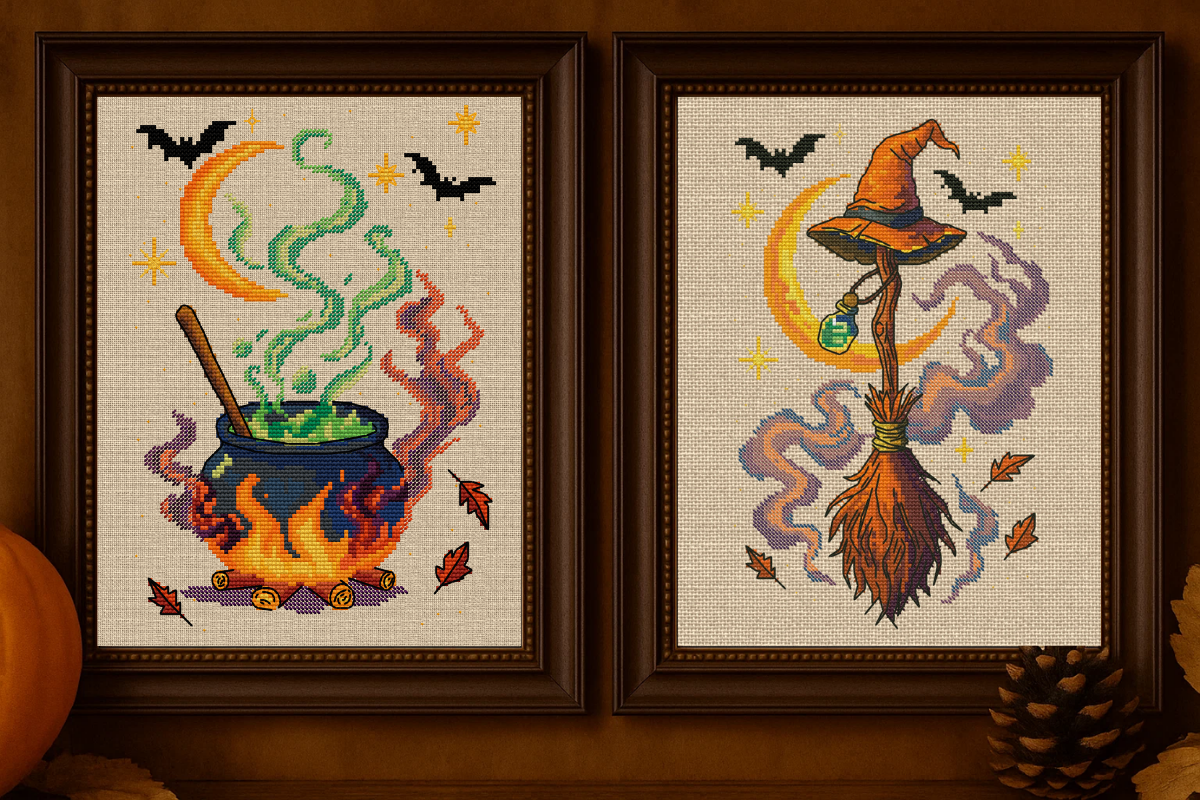 Halloween Cross Stitch Bundle
