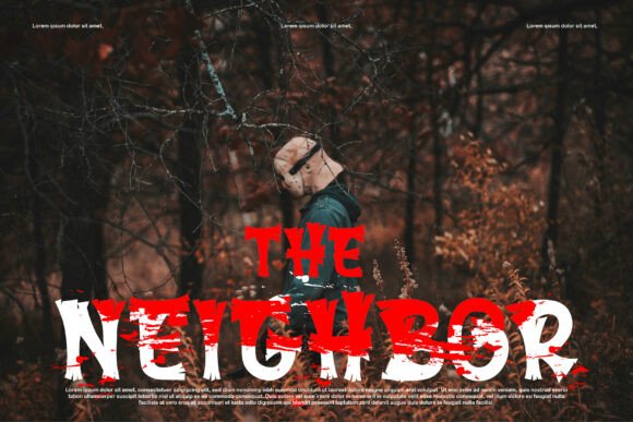 Hallowood Brush Font PNG with transparent background - Preview 2
