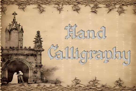 Hand Calligraphy Font - Preview 1