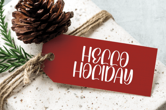 Happy Christmas Font - Preview 2