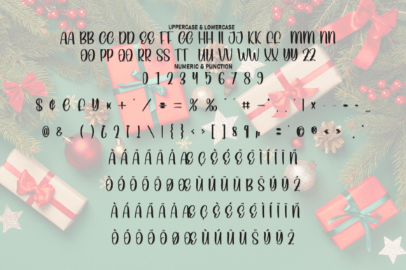 Happy Christmas Font - Preview 6