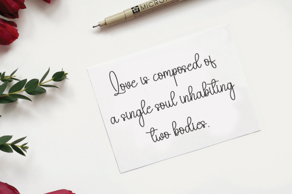 Honeymoon Font - Preview 2