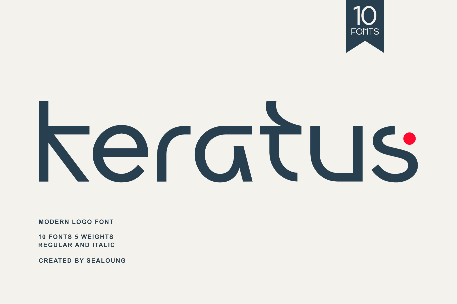 Keratus preview: modern scalable sans-serif