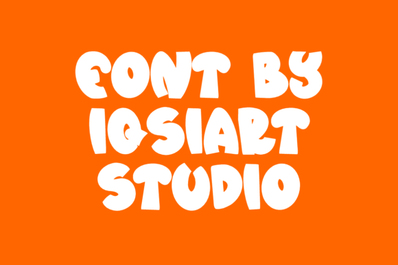 Komas Cartoon Font PNG with transparent background - Preview 1