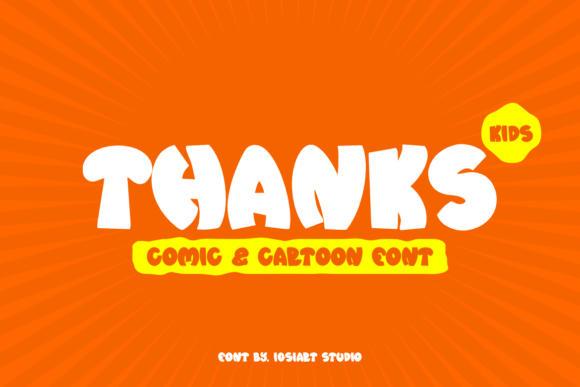 Komas Cartoon Font PNG with transparent background - Preview 3