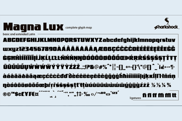 Magna Lux Font PNG with transparent background - Preview 5