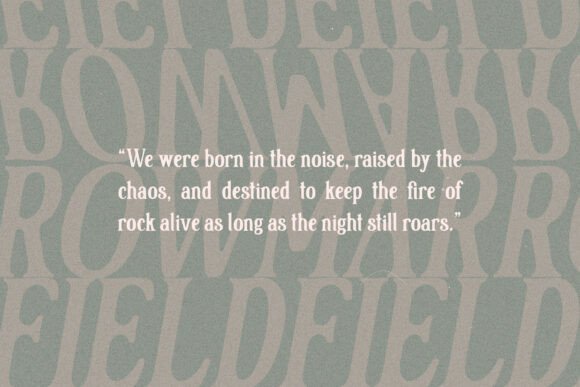 Marrowfield Font PNG with transparent background - Preview 1