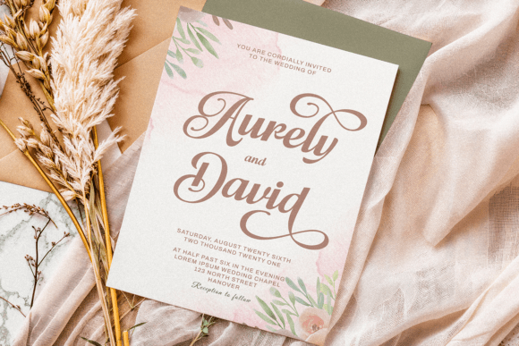 Maybella Font PNG with transparent background - Preview 5