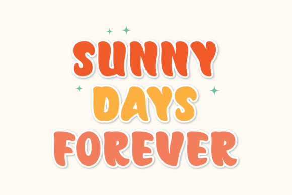 Muggy Outside Font PNG with transparent background - Preview 3