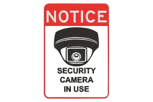 Notice Security Camera Warning Sign