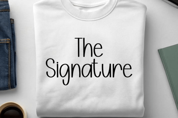Simple Famous Font PNG with transparent background - Preview 3