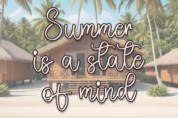 Austine Overthinking Font - Preview 3