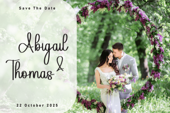 Background Signature Font - Preview 1