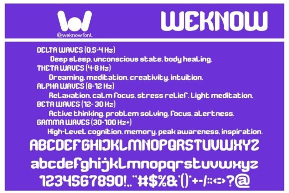 Brainwave Font - Preview 1