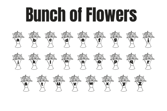 Bunch of Flowers Font - Preview 2