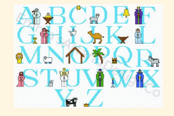 Christmas Alphabet Cross Stitch